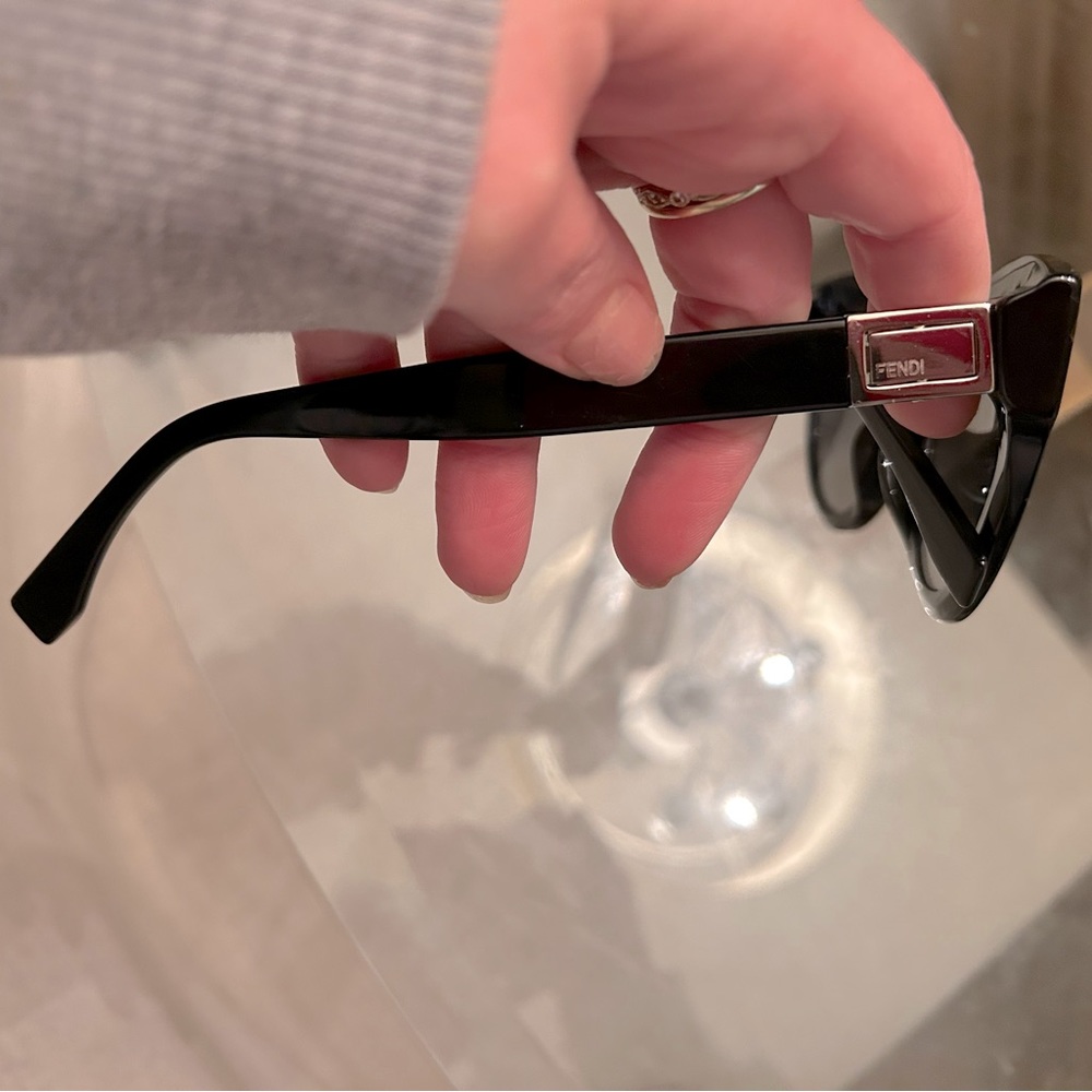 Fendi Black Cateye Peekaboo Sunglasses